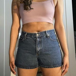 Denim shorts